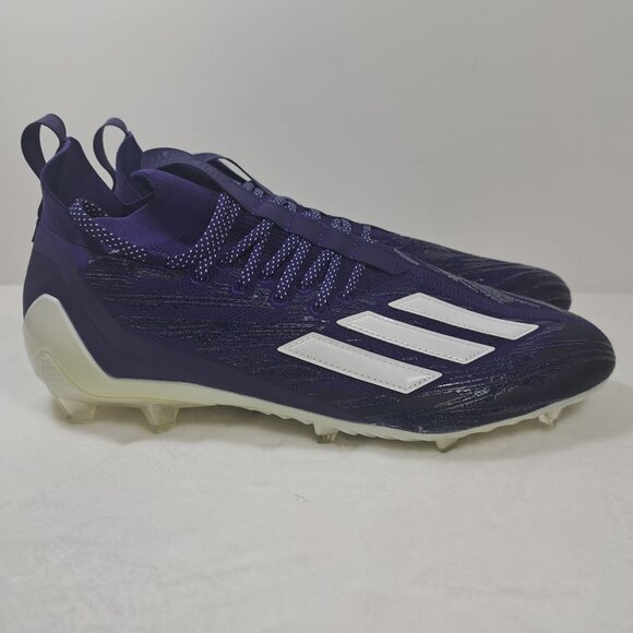 adidas Other - Adidas Adizero Primeknit Football Cleats Mens 13 Shoes Purple White Mid Sneakers